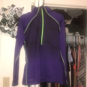 Dri-fit 3/4 zip long sleeve